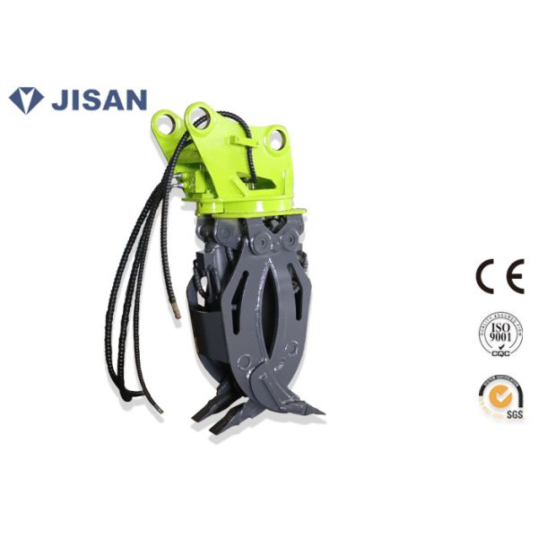 Buy ZX60 Mini Excavator Rotating Grapple Hydraulic Timber Grappling Attachment at wholesale prices