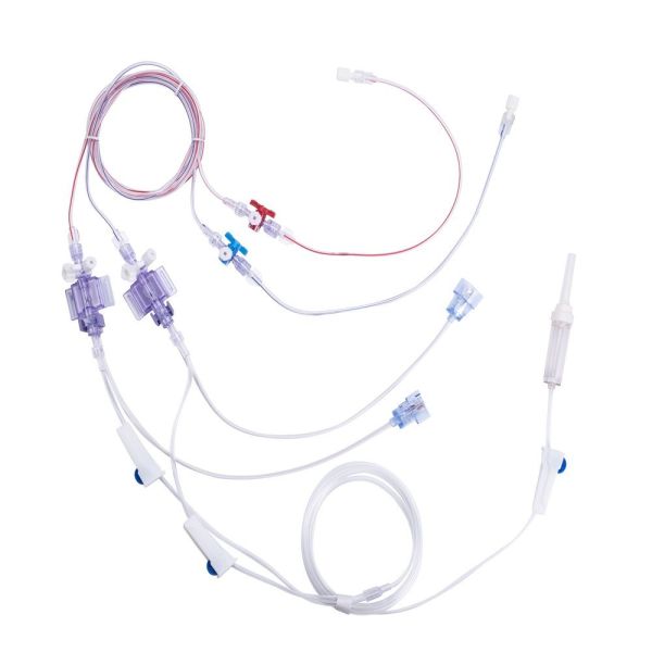 OEM Multiscene IBP Pressure Transducer , Double Line Invasive Blood Pressure