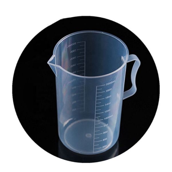 PP Liquid Plastic Graduated Measuring Cups with Pitcher Handles 250ml 500ml