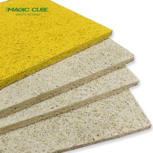 2024 Modern Style gymnasium custom  Wood Wool Cement Board 15mm/20mm thickness wood wool panel