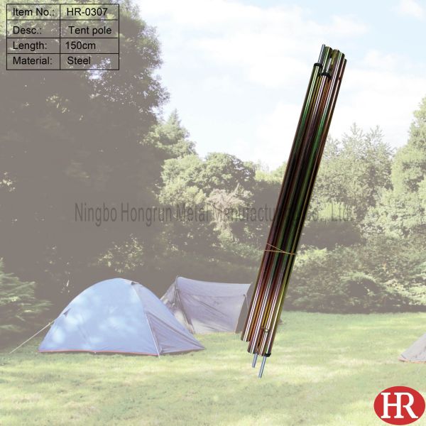 Buy Galvanized steel camping tent poles tent accessory at wholesale prices