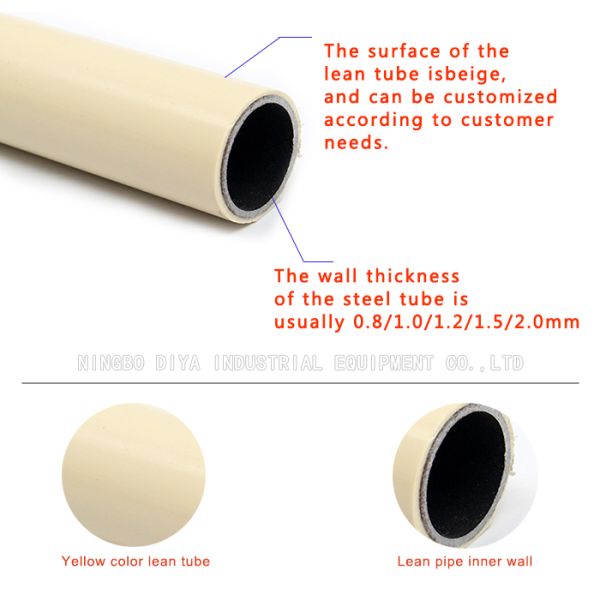 Silver Grey Workshop Plastic Coated Pipe Steel Q195 Material For Assembly Products