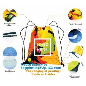 Quality Custom Gift Promotional 210D 420D Polyester 190T Nylon Small Drawstring Bag,Promotional Heavy Duty 190T Nylon Polyester for sale