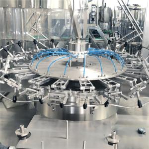 Wine Glass Bottle Rinser Machine , Rotary Bottle Cleaning Machine