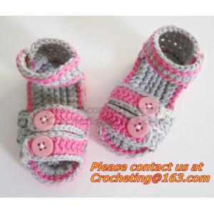 Slippers Baby crochet shoes crochet Cotton Crochet monkey Slippers Houseshoes