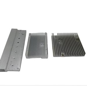 China OEM Sandblasting Anodized Small Aluminum Heatsink Extruded Profile on sale