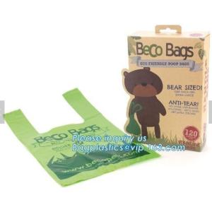 Shopping Biodegradable Compost Bags Food Packaging Supermarkt Disposable