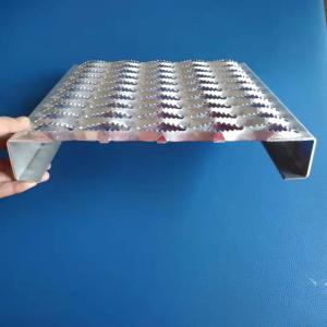 Industrial Mezzanines Diamond Safety Grating Aluminum Metal Stair Treads Anti