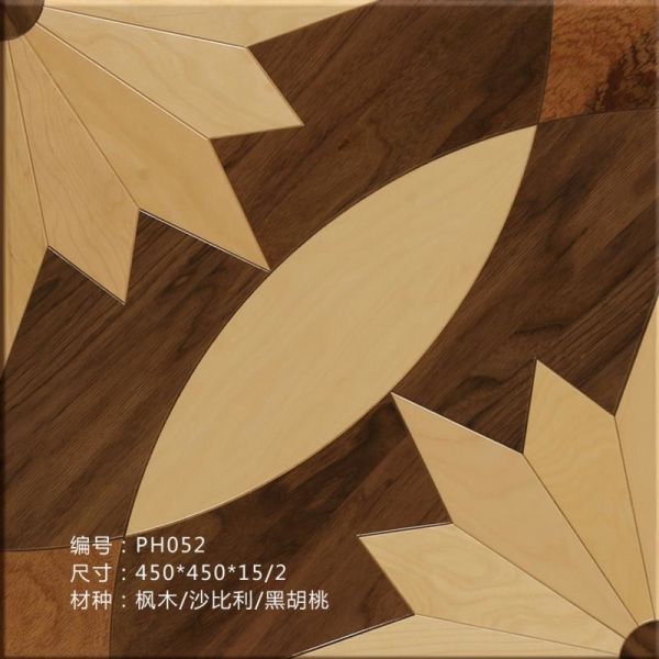 Buy Art Parquet Engineered Wood Flooring With Different OEM Designs at wholesale prices