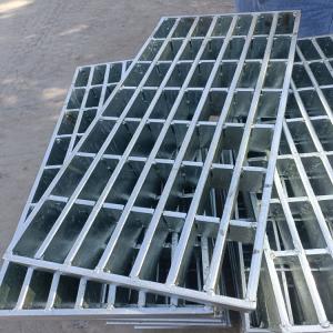 Industrial Walkway Galvanised Steel Grating Press Locked Untreated Bar