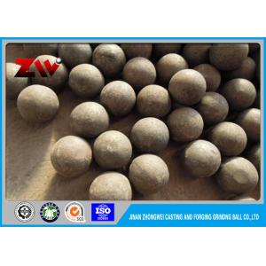 B2 STEEL hot rolling steel balls , Hardness HRC 60-68 grinding media balls