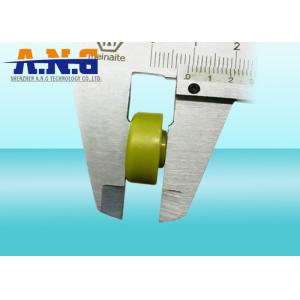 Yellow Read LF TPU Rfid Animal Tags,Cow / Sheep / Cattle Ear Tags Custom Chip