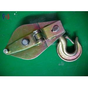 10KN-150KN Wire Rope Pulley Block Casting Construction Hoisting Tackle