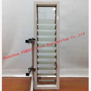 PVDF Surface Aluminium Glass Shutter Ventilated Adjustable Louver Jalousie