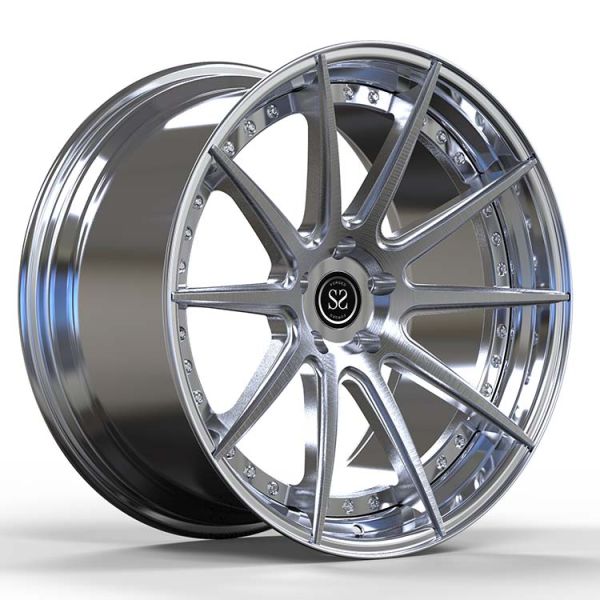 Brushed Polished 2 PC Forged Wheels For BMW X4 Staggered 19inch Alloy Car Rims