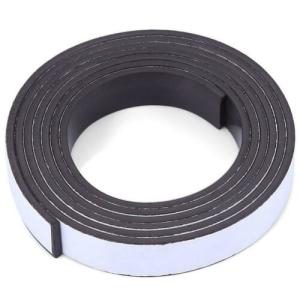 Flexible PVC Processing Rubber Magnetic Strip With Adhesive Tape