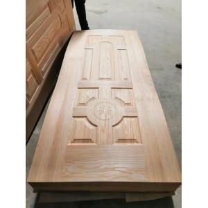 Wood Grain Oak 4mm thickness Laminate Door Skin / Water Resistant Exterior Door