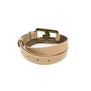 103cm Women's Fashion Leather Belts With Metal Buckle