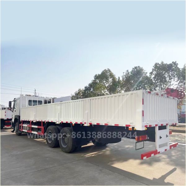 Export HOWO 6 * 4 Cargo Transporter Delivery Truck