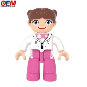 Custom Character Of Worker Man Figure Model Toys Teacher Student Police