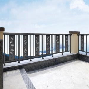 Frameless Glass Powder Coated Railings Guardrail Balcony Deck Outdoor