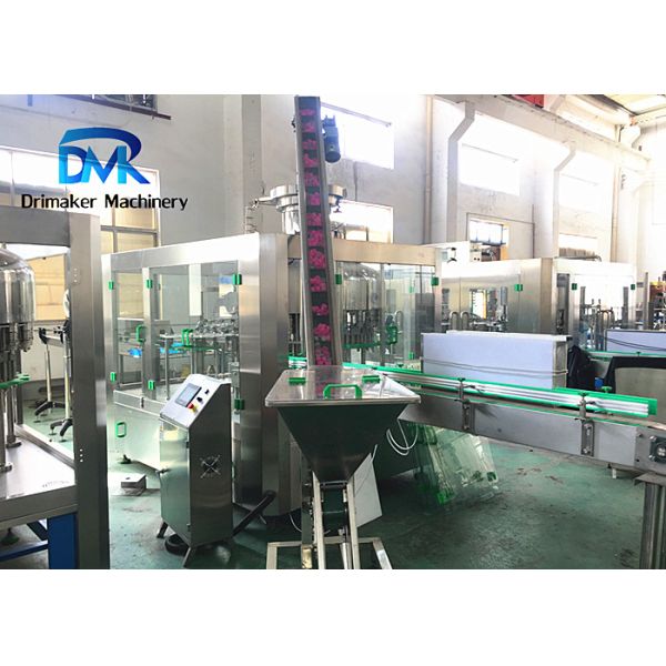 Stainless Steel Water Bottling Machine With Automatic Cap Loading System
