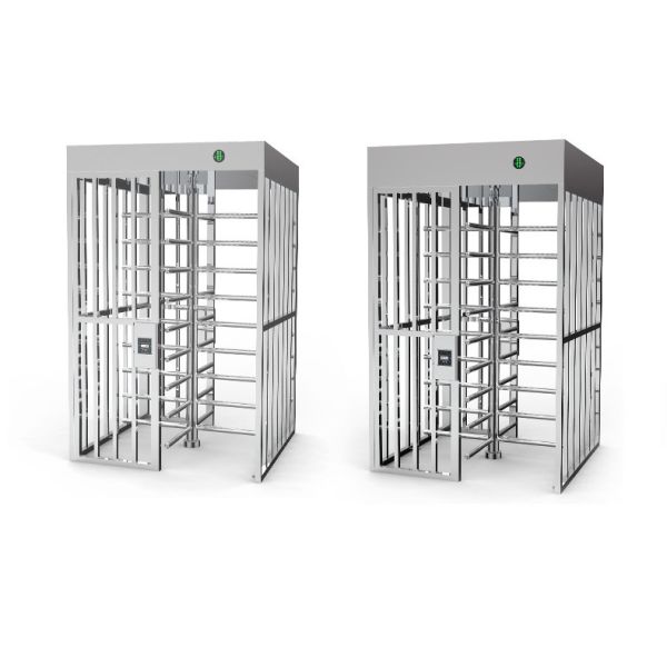 Motorized Automatic Revolving Full Height Turnstile Gate Glass Security