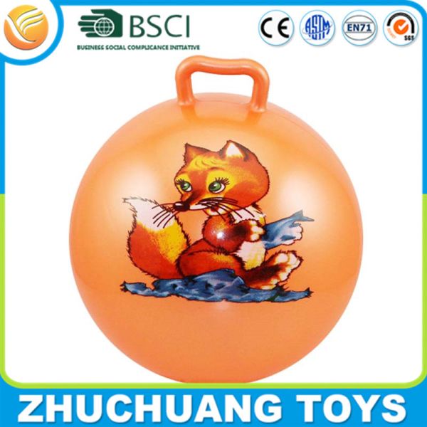 Buy china cheap custom printed personalized bouncy hopper balls at wholesale prices