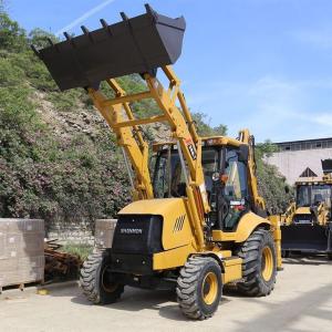 Construction Works Carraro Axles Backhoe Loader With Variable Attachments