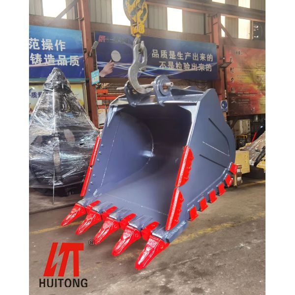 Q355B + NM400 Heavy Duty Rock Bucket For 10 To 50 Ton Excavator