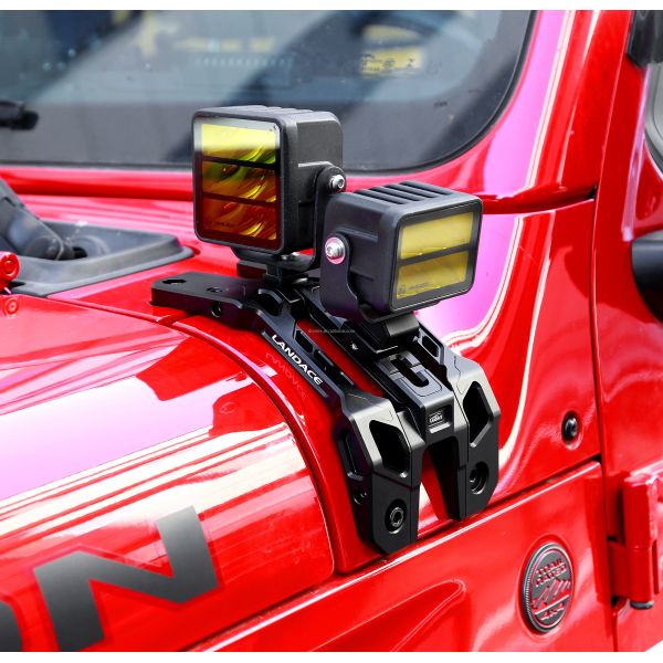 Convenient Powder Coated A-Pillar Light Mounting Brackets for Aluminum Alloy CNC Machining