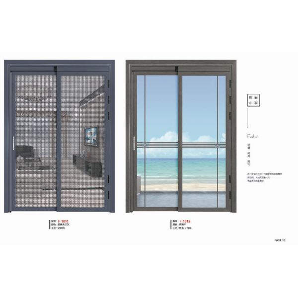 White Aluminum Sliding Windows Custom Design Smooth Commercial Aluminum