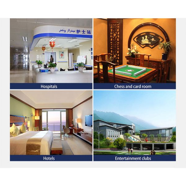 wall mounted 3 groups call numbers display panel of wireless waitress calling system