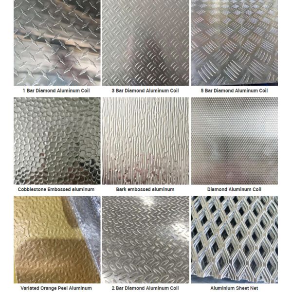 Buy Stucco Aluminum Embossed Plate Orange Skin Sheet For Refrigerator Chest Freezer at wholesale prices