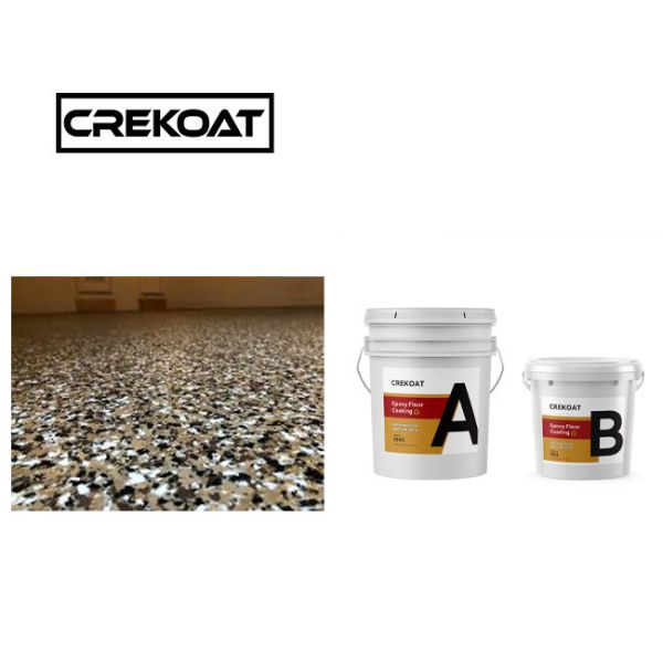Buy Seamless Epoxy Resin Floor Paint Fast Curing Decorative Concrete Flake Paint at wholesale prices