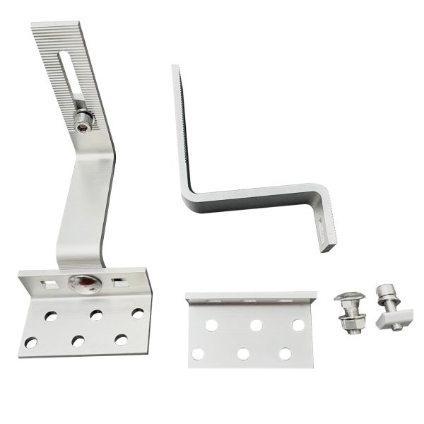 25-30 Years Service Life Solar Roof Mounting System for Natural Silver Tile Roof