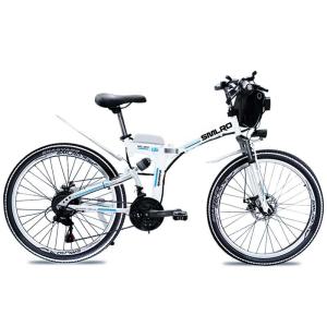 350W 48V Portable Electric Bike Aluminum Alloy Rim LCD Control Instrument