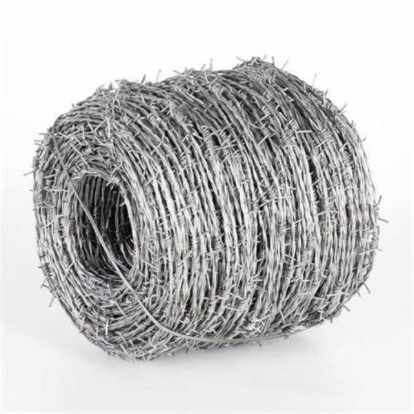 Buy Supplier High Strength 2mm & 2.5mm Barbed Wire Roll Galvanized Barbed Wire for Security Fence at wholesale prices