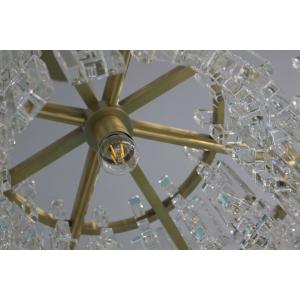 Marignan Round Chandelier 91cm Customized Elegant Brass Crystal Chandelier