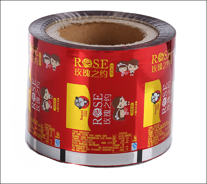 Aluminum foil roll food packaging film plastic printed laminated packing