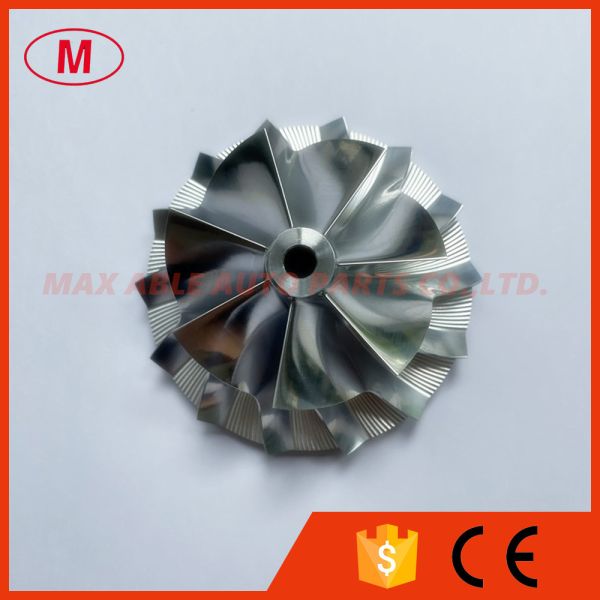 HX40 62.78/88.58mm 7+7blades Turbocharger milling/Aluminum 2618/billet compressor wheel