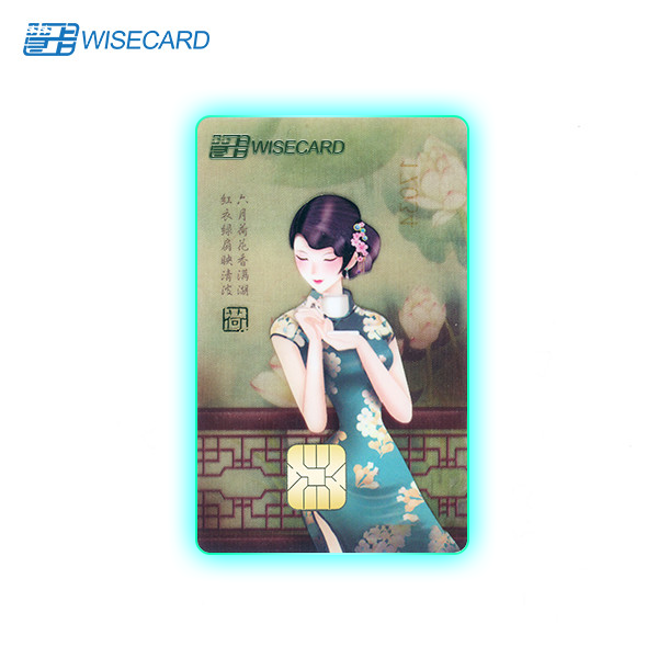 Buy LED Illuminated Credit Debit Card with 360° Edge Glow at wholesale prices