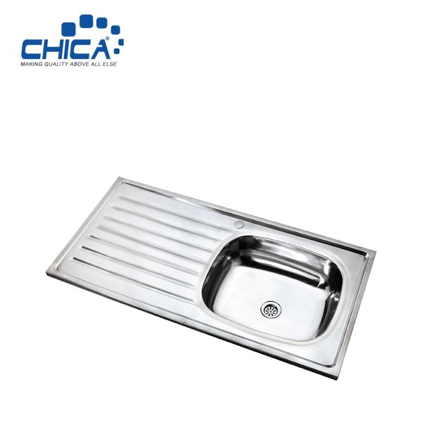 Buy OEM Single Bowl Kitchen Sink SUS304 Stainless Steel Kitchen Sink Press Kitchen Sink For House at wholesale prices