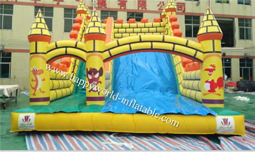 Buy inflatable wall castle  slide , inflatable dry slide ,giant inflatable slide at wholesale prices