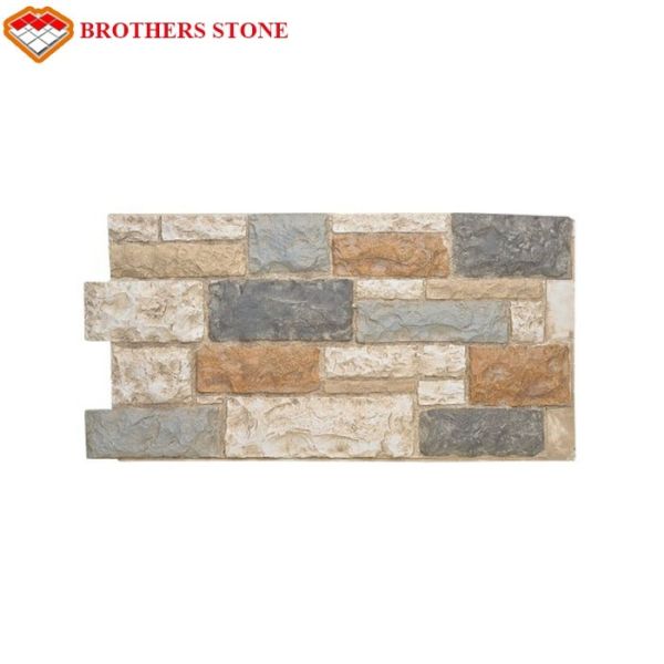 Buy Rusty Slate Cultured Stone Wall Cladding, Stacked Stone Panel, Ledger Stone Veneer at wholesale prices