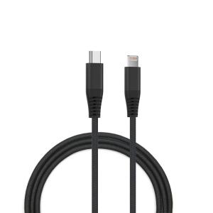 Round PVC 480Mbps 9V2A USB C To Lightning Cable 30AWG