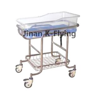China Strong Air Permeability Tilt Hospital Crib Bed Stainless Steel on sale