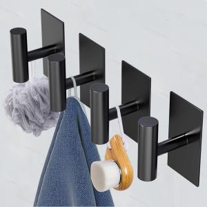 Heavy Duty Wall Towel Hooks Stainless Steel Door Hooks for Kitchen and Bathroom