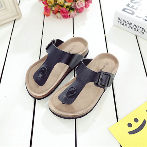 Comfortable Kids Sandals Flip Flops Anti Slip Sole Sandals With Adjustable Straps
