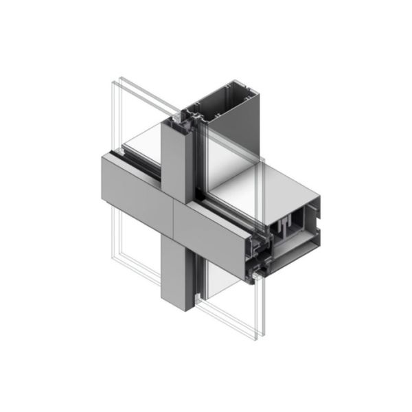Buy Waterproof Glass Aluminum Curtain Wall Systems High Security Performance at wholesale prices